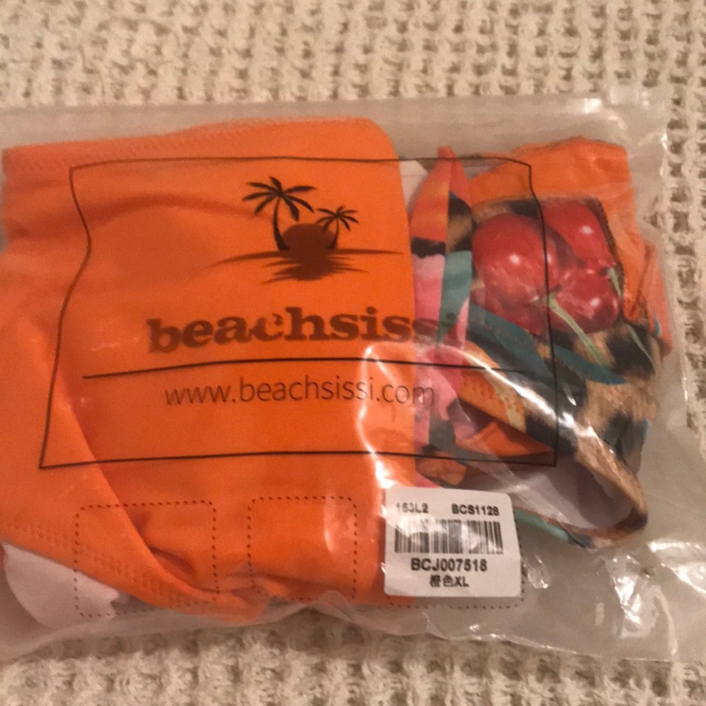 NWT Black and Orange Bikini